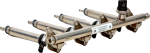 PETROL FUEL INJECTORS RAIL SET